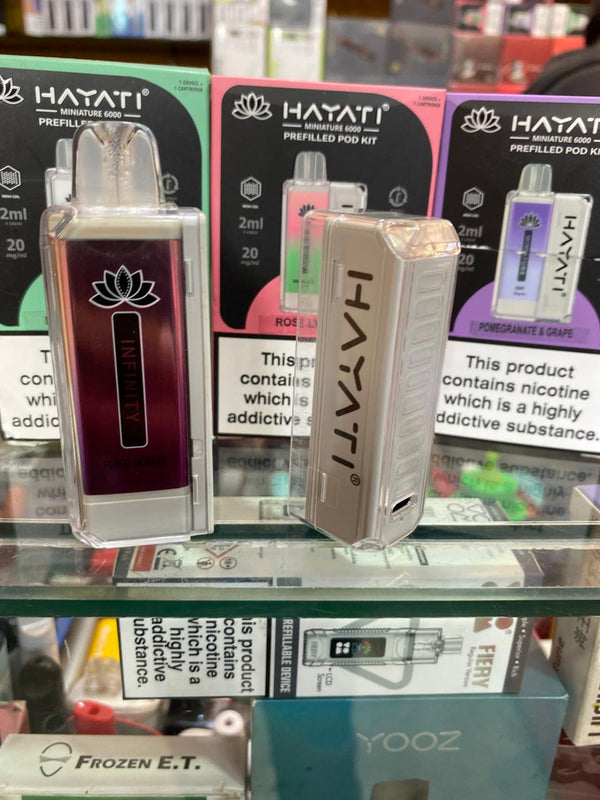 HAYATI Prefilled Pod Kit 6000 Puffs: Long-Lasting & Flavorful Vaping Experience
