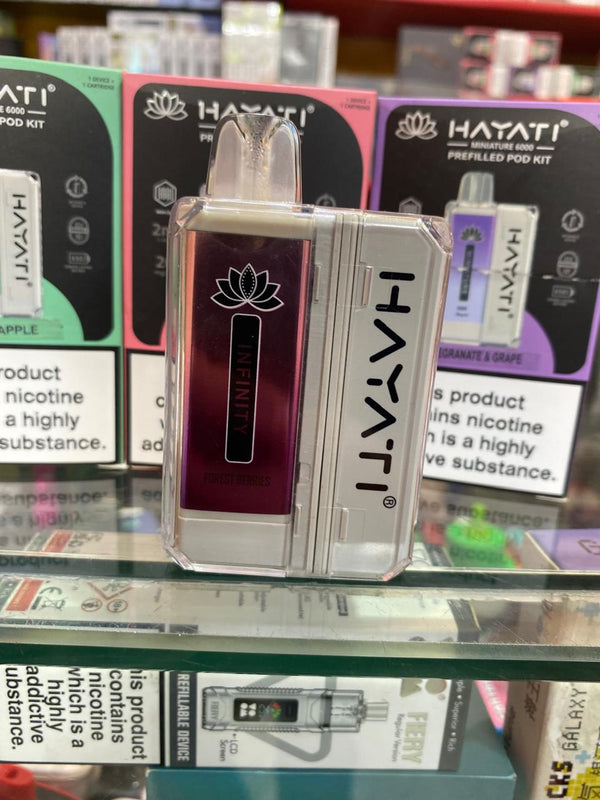 HAYATI Prefilled Pod Kit 6000 Puffs: Long-Lasting & Flavorful Vaping Experience
